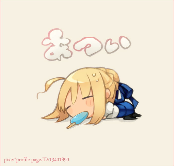 圣杯战争，Q版，超萌人物，saber