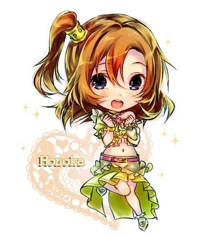 【图趣】超萌LoveLive! 头像一组 9 只一个不落萌萌哒！  honoka