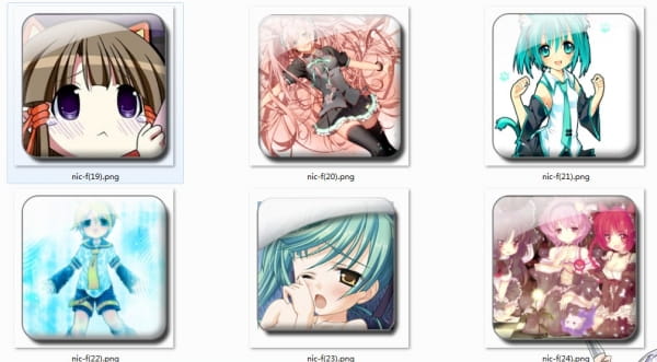 系统图标 系统萌化 图标 萌化 初音 miku 萝莉 御姐