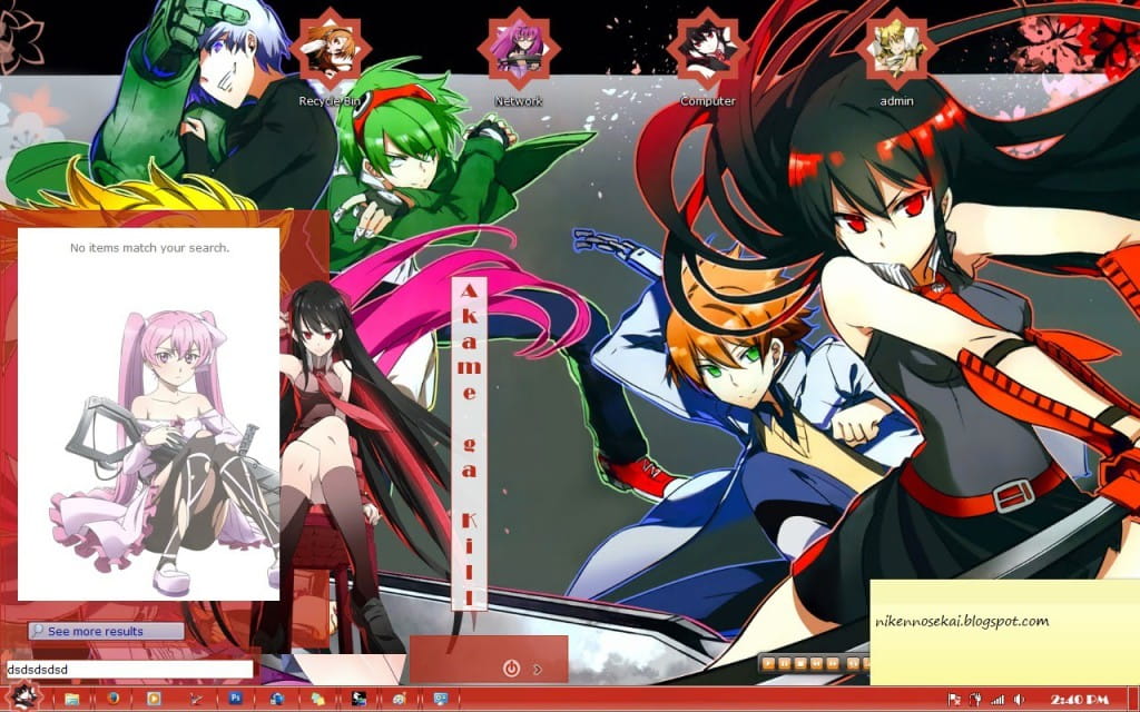 【win7主题】斩·赤月之瞳  主-赤瞳win7主题