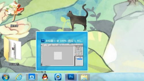 win7主题，清新风主题，电脑主题，ガガ