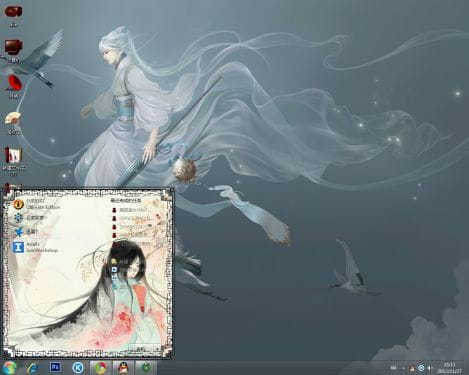 win7主题 电脑主题 萌娘资源 古风